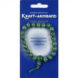 0610650001 Kraftarmband Malachit (stab.) | Großhändler Edelsteine, Heilsteine & Schmuck