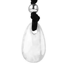Power stone pendant Snow Quartz (support) | wholesaler gems & healing stones