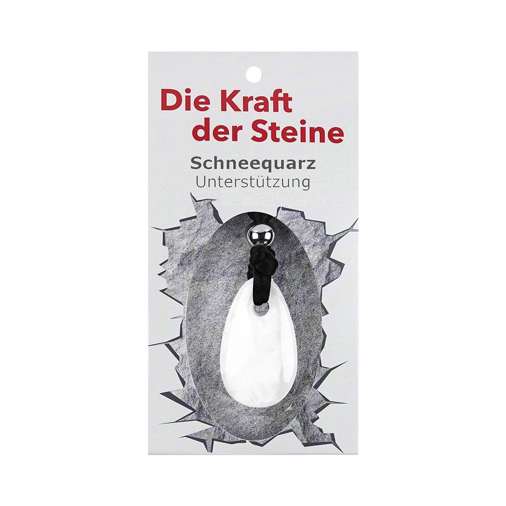 Pendentif pierre de force Quartz blanc (soutien) | Marco Schreier