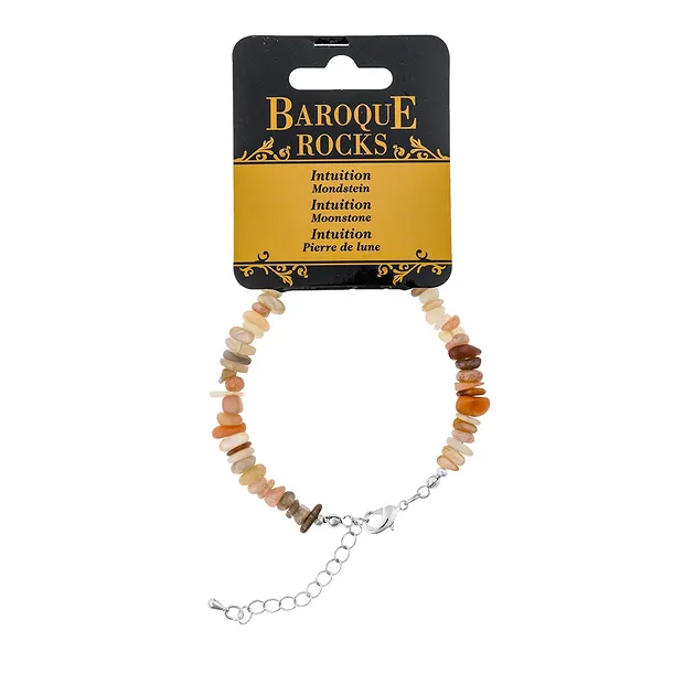 Armband Barock Classic, Mondstein | Großhändler Edelsteine, Heilsteine & Schmuck