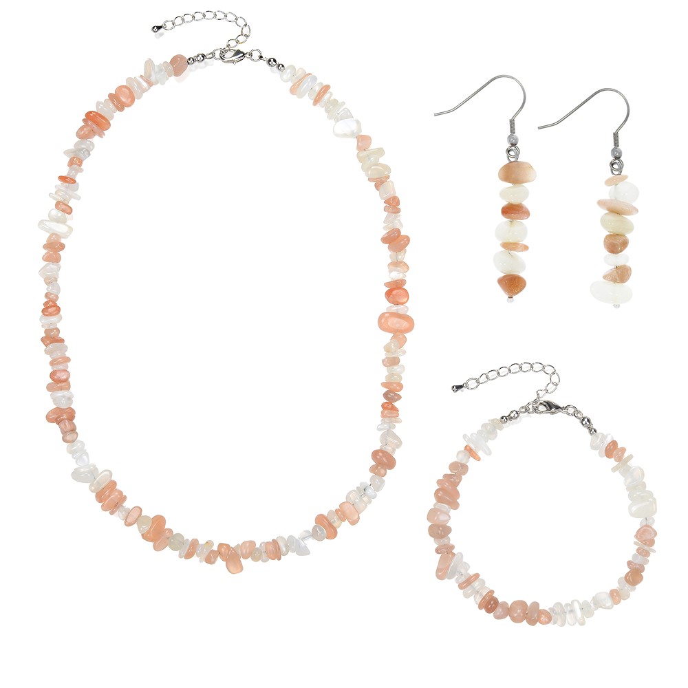 Set di gioielli "Intuition" in pietra di luna classica barocca | Marco Schreier