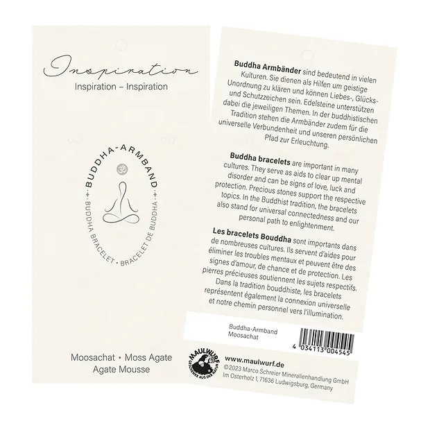 Pulsera de energía de Ágata musgo | Marco Schreier