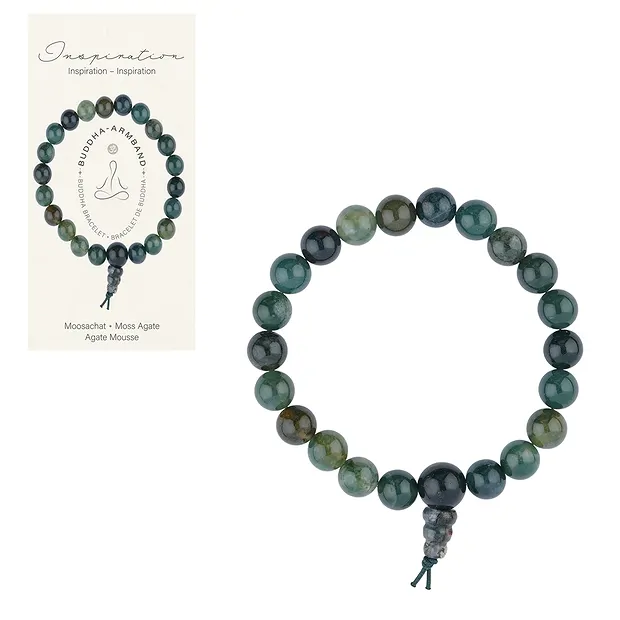 Moss Agate power bracelet | Schreier - wholesaler gems, healing stones & jewelry