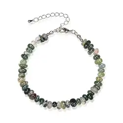 0611450038 Bracciale Barocco Classico, Agata muschiata | grossista gemme e pietre curative