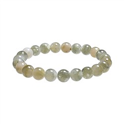 0611550024 Bracelet, light green Muscovite (stab.), 08–09 mm beads | Marco Schreier