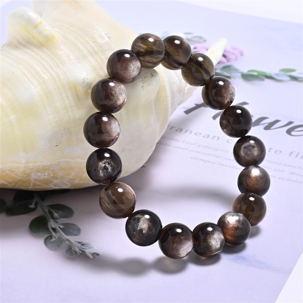 Bracelet, Muscovite (stab.), boules de 12-13mm | Marco Schreier