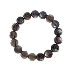 0611550026 Bracelet, Muscovite (stab.), 12-13mm beads | wholesaler gems & healing stones