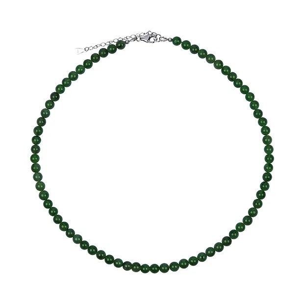 Ohrhänger Nephrit, 6mm-Kugeln | Großhändler Edelsteine, Heilsteine & Schmuck