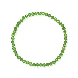 0611650104 Armband, Nephrit, 04mm Kugeln | Großhändler Edelsteine, Heilsteine & Schmuck