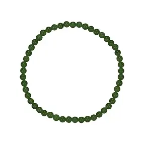 Pulsera, Nefrita, 04mm cuentas | piedras preciosas, piedras curativas y joyería