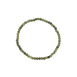 0611650231 Bracelet, N&#xE9;phrite, 03mm boules, facettes, 14cm (court) | Marco Schreier