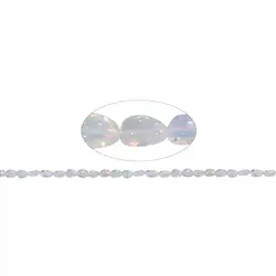 0612000101 Filo di pietre burattate, opale (opale di Welo), 05-08 x 07-09mm (50cm) | Marco Schreier