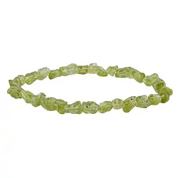 0612150004 Armband, Peridot, 06 x 08mm Nuggets (roh) | GH Edelsteine, Heilsteine & Schmuck