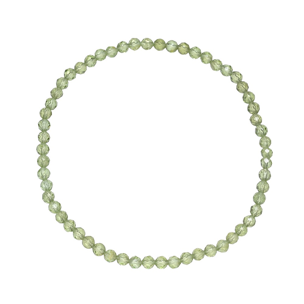 Armband, Peridot, 03mm Kugeln, facettiert, 19cm | Marco Schreier