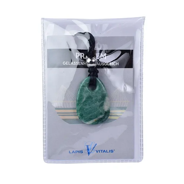 Prase pendant "Serenity and balance" | wholesaler gems, healing stones & jewelry