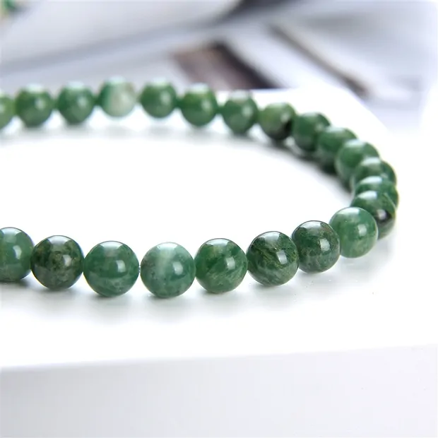 Armband, Prasem, 08mm Kugeln | Mineralienhandel Edelsteine, Heilsteine & Schmuck