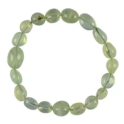 0612350020 Bracelet, prehnite, 10 - 12mm Nuggets | Marco Schreier