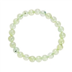 0612350108 Bracelet, prehnite, 08mm beads | minerals trade - gems, healing stones & jewelry