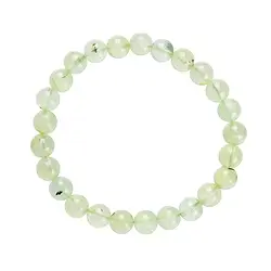 0612350108 Bracciale, prehnite, perline da 08 mm | grossista gemme e pietre curative