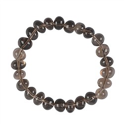0612850085 Pulsera, Cuarzo ahumado, 08 - 10mm pepitas | Marco Schreier
