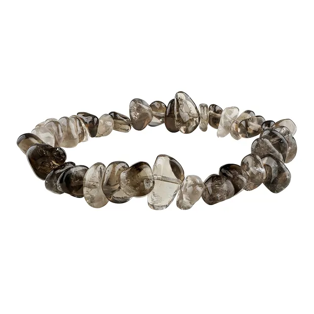 Bracelet, Smoky Quartz, 08 - 10mm nuggets | wholesaler gems & healing stones