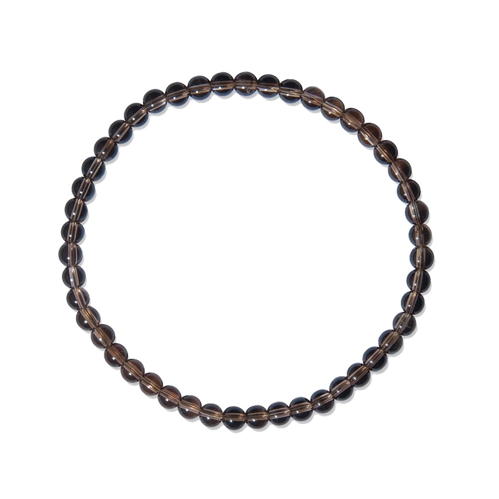 Pulsera, Cuarzo ahumado, 04mm cuentas | Marco Schreier
