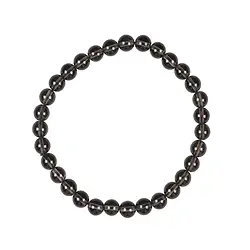 0612850106 Bracelet, Smoky Quartz, 06mm beads | wholesaler gems, healing stones & jewelry