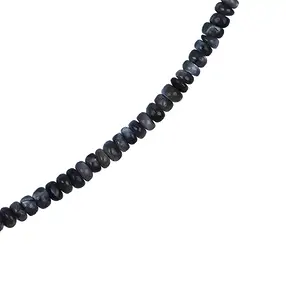 Collana di Alessandrite, bottone (2 - 4 mm), rodiato, catena di estensione | Marco Schreier