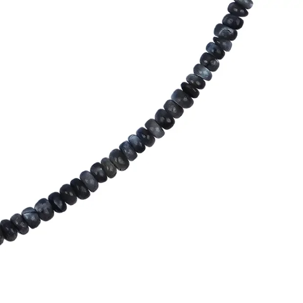 Collana di Alessandrite, bottone (2 - 4 mm), rodiato, catena di estensione | Marco Schreier