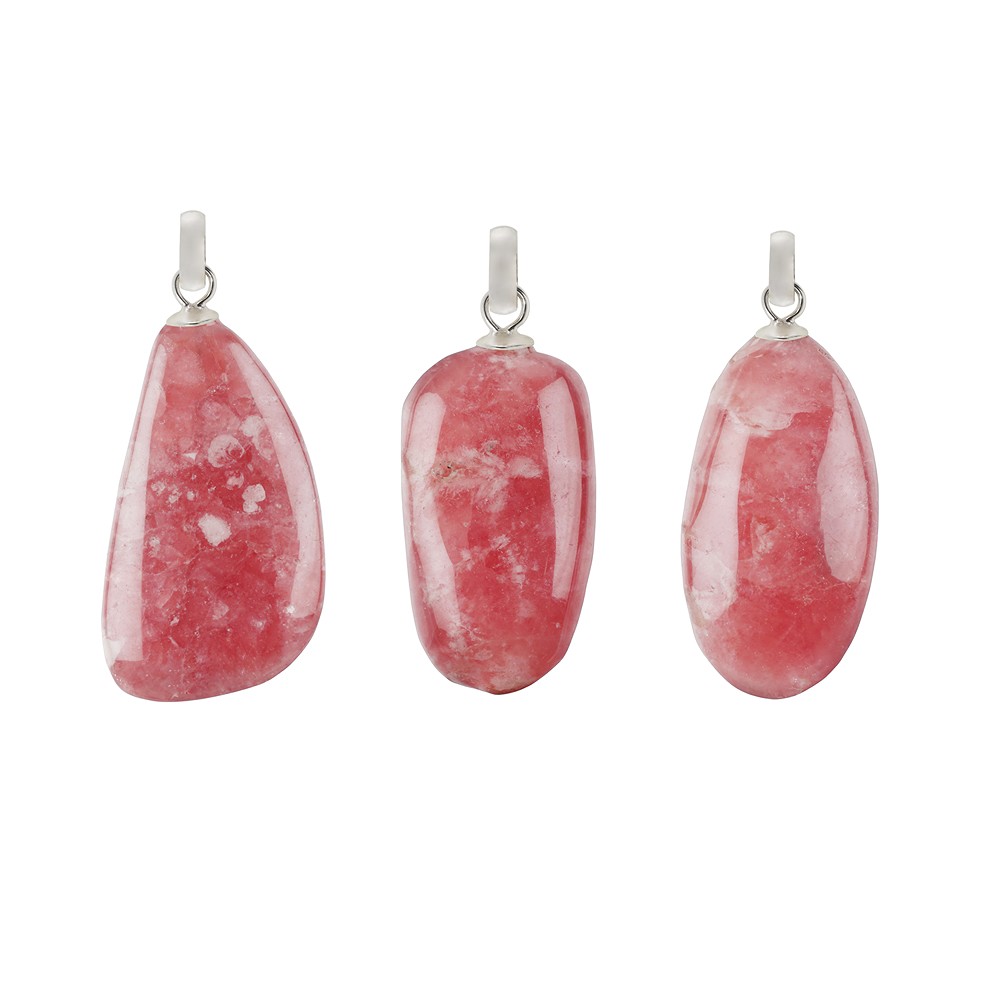 Rhodochosite pendant freeform (25 - 27mm) 3.2cm | gems, healing stones & jewelry
