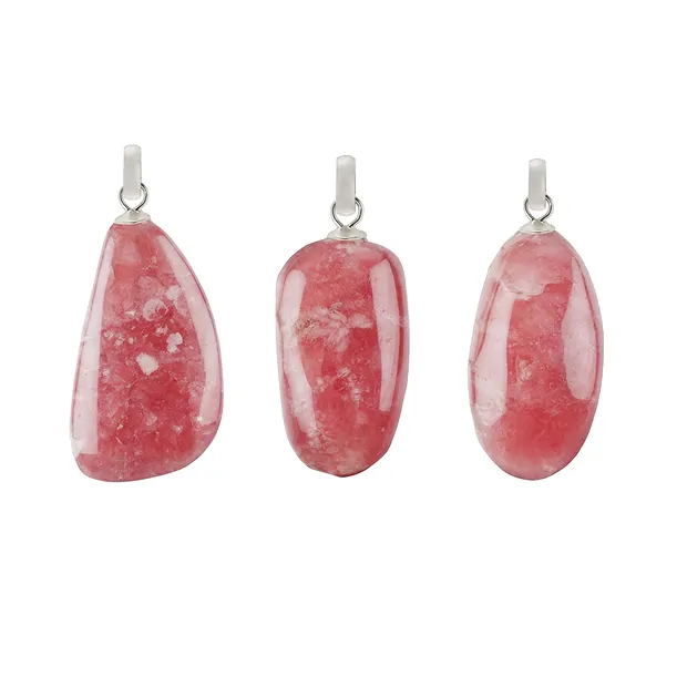 Pendentif Rhodochosite, forme libre (25 - 27mm) 3,2cm | Marco Schreier