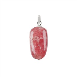 0613025033 Rhodochosite pendant freeform (25 - 27mm) 3.2cm | gems, healing stones & jewelry