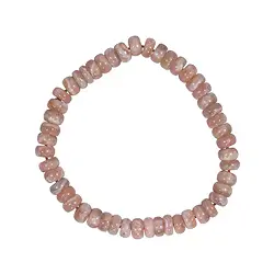 0613050076 Armband, Rhodochrosit, 06-07mm Button | Edelsteine, Heilsteine & Schmuck-Handel