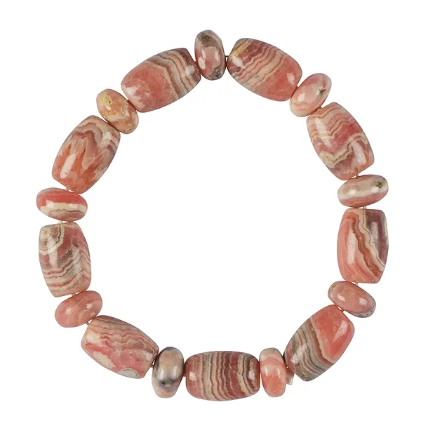 Armband, Rhodochrosit, Button/Walze, 10mm | GH Edelsteine, Heilsteine & Schmuck