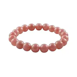 0613050108 Bracelet, Rhodochrosite (extra), 08 - 09mm beads | Marco Schreier