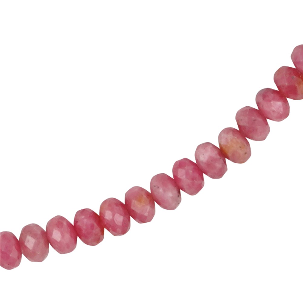 Cha&#xEE;ne Rhodonite, Boutons facett&#xE9;s, plaqu&#xE9; or | Marco Schreier