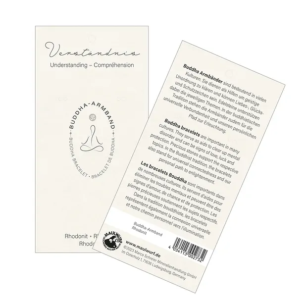 Kraftarmband Rhodonit | Schreier Großhändler Edelsteine, Heilsteine & Schmuck