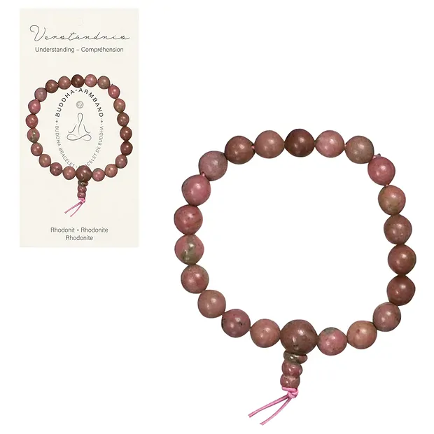 Bracciale del potere in rodonite | Gemme Schreier, pietre curative e gioielli