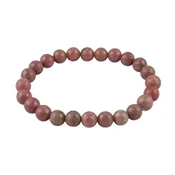 0613150108 Bracciale, Rodonite, perline da 08 mm | grossista gemme e pietre curative