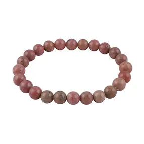 Pulsera, Rodonita, 08mm cuentas | piedras preciosas, piedras curativas y joyería
