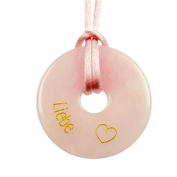 Donut de réalisation de vœux "Amour", Quartz rose | Marco Schreier