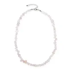 0613313000 Collier Barock Classic Rosenquarz | Großhändler Edelsteine, Heilsteine & Schmuck
