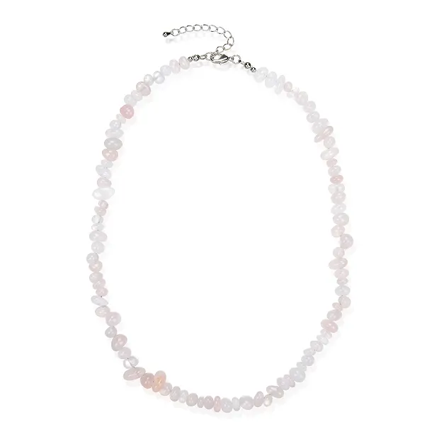 Collana Barocco Classico Quarzo Rosa | grossista gemme e pietre curative