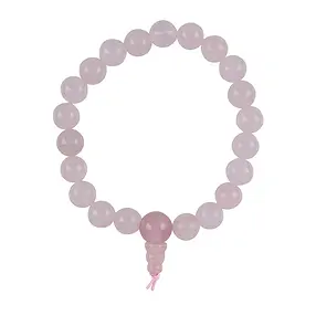 Bracciale del potere al quarzo rosa | Gemme Schreier, pietre curative e gioielli