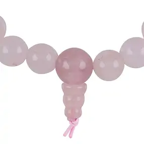 Bracciale del potere al quarzo rosa | Gemme Schreier, pietre curative e gioielli
