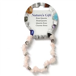 0613350033 Pulsera de astillas, Cuarzo rosa, para soporte de suelo | Marco Schreier