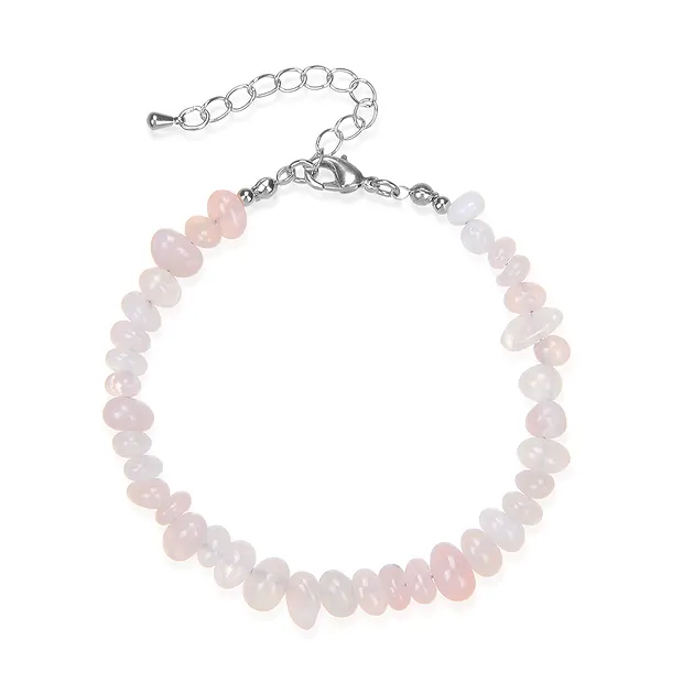 Bracciale Baroque Classic, Quarzo rosa | grossista gemme e pietre curative