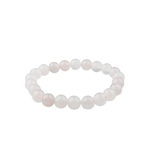 Bracciale, quarzo rosa, pepite da 10-12 mm | grossista gemme e pietre curative