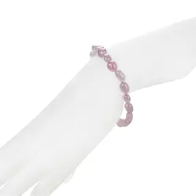 Armband, Rosenquarz, 06-08mm Nuggets | Schreier Edelsteine, Heilsteine & Schmuck