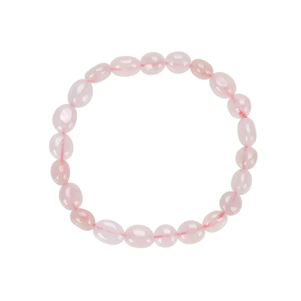 Armband, Rosenquarz, 06-08mm Nuggets | Schreier Edelsteine, Heilsteine & Schmuck